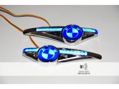 Светодиодный поворотник с логотипом BMW